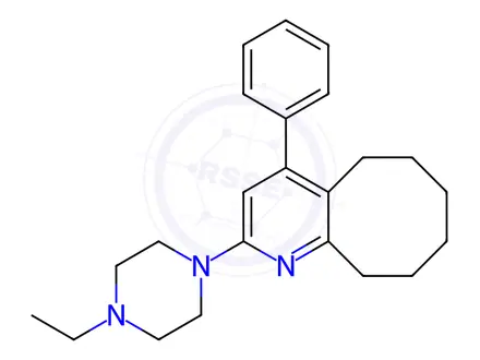 Chemical structure of blonanserin Impurity A