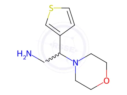 Chemical structure of [2-Morpholin-4-yl-2-(3-thienyl)ethyl]amine