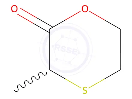 Chemical structure of 3-Methyl-1,4-oxathian-2-one