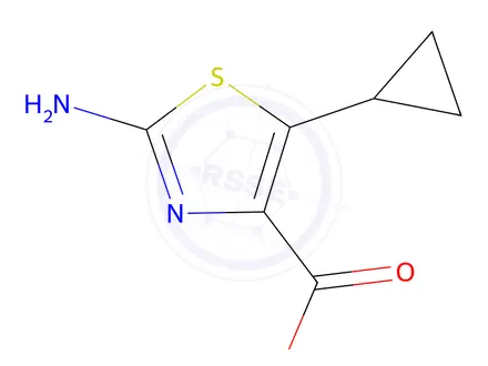 Chemical structure of 2-Amino-5-cyclopropylthiazole-4-carboxylic acid