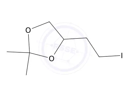 Chemical structure of 4-(2-Iodoethyl)-2,2-dimethyl-1,3-dioxolane