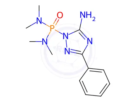 Chemical structure of Triamiphos in toluene