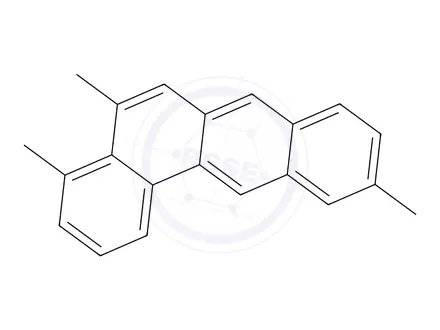 Chemical structure of 4,5,10-Trimethylbenz[a]anthracene