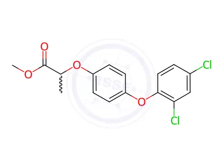 Chemical structure of Diclofop-methyl