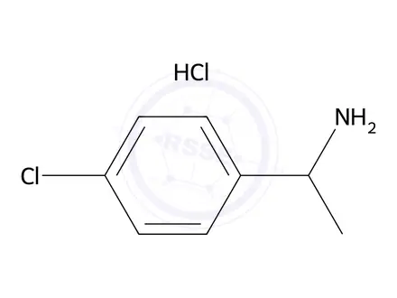 Chemical structure of 1-(4-Chlorophenyl)ethanamine HCl