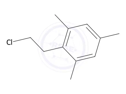 Chemical structure of 2-(2-Chloroethyl)-1,3,5-trimethylbenzene