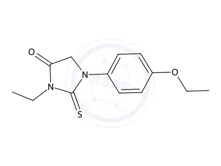 Chemical structure of 1-(4-Ethoxyphenyl)-3-ethyl-2-thioxoimidazolidin-4-one
