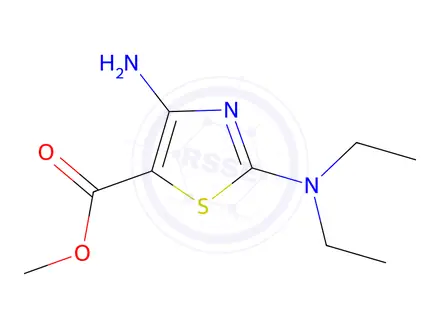 Chemical structure of Methyl 4-Amino-2-(diethylamino)thiazole-5-carboxylate