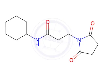Chemical structure of n-Cyclohexyl-3-(2,5-dioxopyrrolidin-1-yl)propanamide