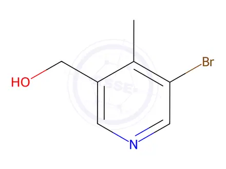 Chemical structure of (5-Bromo-4-methylpyridin-3-yl)methanol