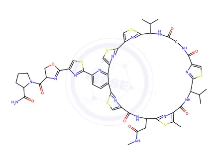 Chemical structure of amythiamicin A