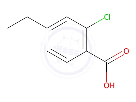 Chemical structure of 2-Chloro-4-ethylbenzoic acid