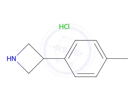 Chemical structure of 3-(p-Tolyl)azetidine Hydrochloride