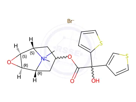 Chemical structure of Tiotropium Bromide Impurity 73