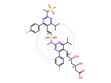 Chemical structure of Rosuvastatin Calcium Impurity 20 Monomer (Rosuvastatin Calcium EP Impurity J)