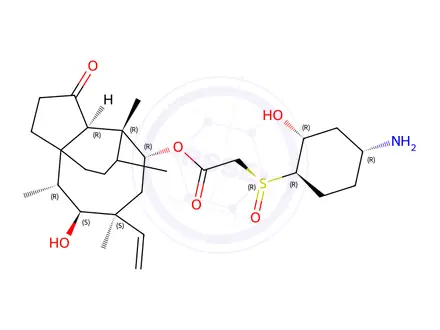 Chemical structure of Lefamulinum Impurity
