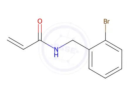 Chemical structure of N-(2-bromobenzyl)acrylamide
