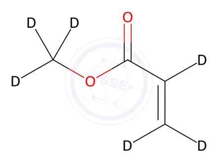 Chemical structure of Methyl Acrylate-d3(stabilized withhydroquinone)