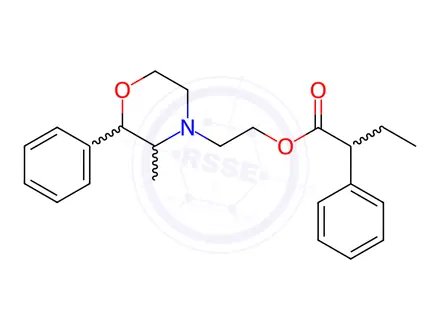 Chemical structure of Fenbutrazate