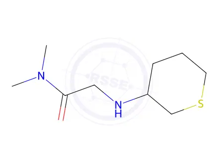 Chemical structure of N,N-dimethyl-2-((tetrahydro-2H-thiopyran-3-yl)amino)acetamide