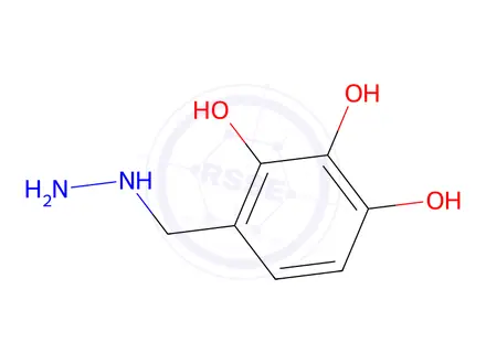Chemical structure of Benserazide Trihydroxybenzylhydrazine Impurity