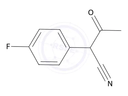 Chemical structure of 2-(4-Fluorophenyl)-3-oxobutanenitrile
