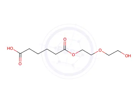 Chemical structure of 1-[2-(2-Hydroxyethoxy)ethyl] Hexanedioic Acid Ester