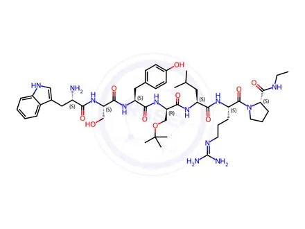 Chemical structure of Buserelin Impurity 3 (Buserelin EP Impurity C)