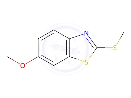 Chemical structure of Benzothiazole, 6-methoxy-2-(methylthio)-(7CI,8CI)