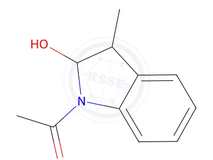 Chemical structure of 1-Acetyl-3-methylindolin-2-ol