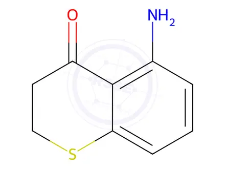 Chemical structure of 5-Aminothiochroman-4-one