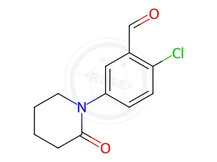 Chemical structure of 2-Chloro-5-(2-oxopiperidin-1-yl)benzaldehyde