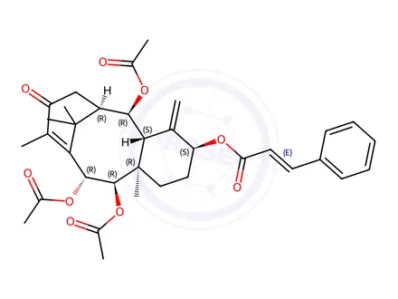 Chemical structure of Taxinine