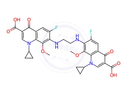 Chemical structure of Gatifloxacin Dimer 4