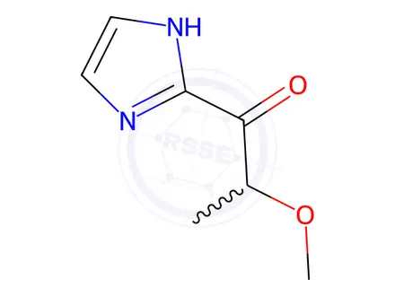 Chemical structure of 1-(1H-Imidazol-2-yl)-2-methoxypropan-1-one
