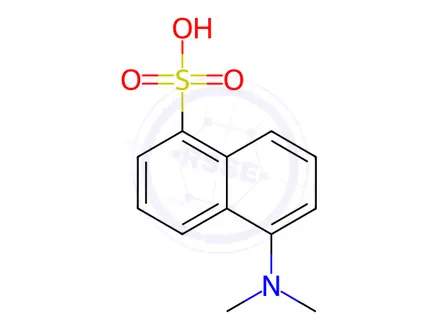 Chemical structure of 5-(Dimethylamino)naphthalene-1-sulfonic acid