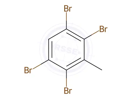 Chemical structure of 1,5-DIBROMO-2,4-BIS-BROMOMETHYL-BENZENE