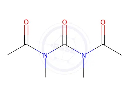 Chemical structure of Acetamide, N,N'-carbonylbis[N-methyl-