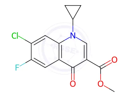 Chemical structure of Ciprofloxacin Impurity 67