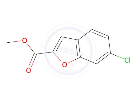 Chemical structure of Methyl 6-chloro-1-benzofuran-2-carboxylate