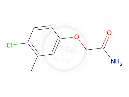 Chemical structure of 2-(4-chloro-3-methylphenoxy)acetamide