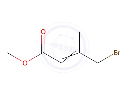 Chemical structure of methyl 4-bromo-3-methylbut-2-enoate