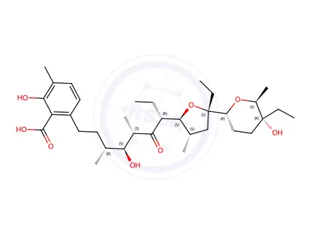 Chemical structure of Lasalocid