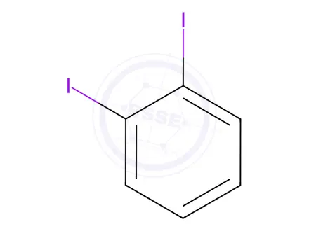 Chemical structure of 1,2-Diiodobenzene