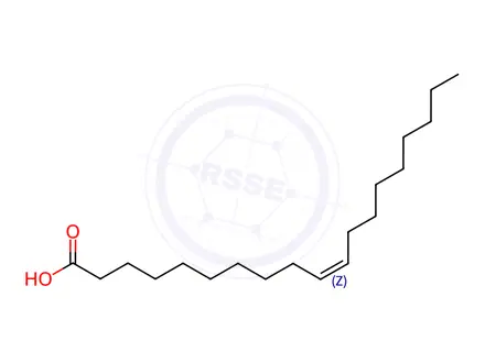 Chemical structure of Nonadecenoic acid(cis-10)(C19:1)