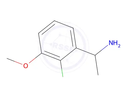Chemical structure of 1-(2-CHLORO-3-METHOXY-PHENYL)-ETHYLAMINE