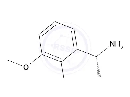 Chemical structure of (R)-1-(2-chloro-3-methoxyphenyl)ethan-1-amine