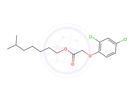 Chemical structure of 2,4-D isooctyl ester in acetonitrile