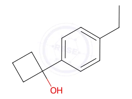 Chemical structure of 1-(4-ethylphenyl)cyclobutanol