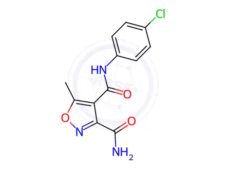 Chemical structure of N4-(4-Chlorophenyl)-5-methyl-1,2-oxazole-3,4-dicarboxamide